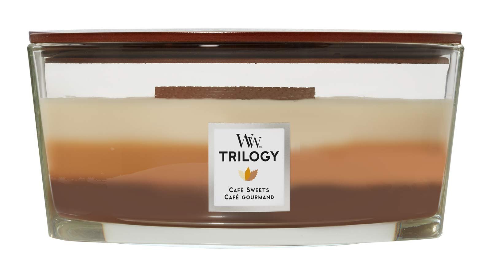 WoodWick Trilogy Cafe Sweets tuoksukynttilä 453 g hinta ja tiedot | Kynttilät ja kynttilänjalat | hobbyhall.fi