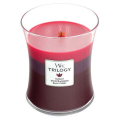 WoodWick Tuoksukynttilä Trilogy Sun-Ripened Berries- 275g hinta ja tiedot | WoodWick Sisustus | hobbyhall.fi