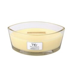 Tuoksukynttilä WoodWick Lemongrass & Lily, 453 g. hinta ja tiedot | Kynttilät ja kynttilänjalat | hobbyhall.fi