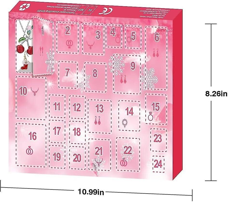 Joulukalenteri, riipukset hinta ja tiedot | Joulukoristeet | hobbyhall.fi