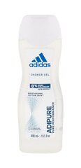 Kosteuttava suihkugeeli Adidas Adipure naisille 400 ml. hinta ja tiedot | Suihkusaippuat ja suihkugeelit | hobbyhall.fi