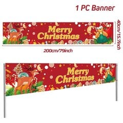 (kuten kuvatyyli 3)Joulu Outdoor Banner Lippu Hyvää Joulua Sisustus kotiin 2023 Joulukoristeet Navidad Natal Noel Lahja Hyvää uutta vuotta 2024 hinta ja tiedot | Joulukoristeet | hobbyhall.fi