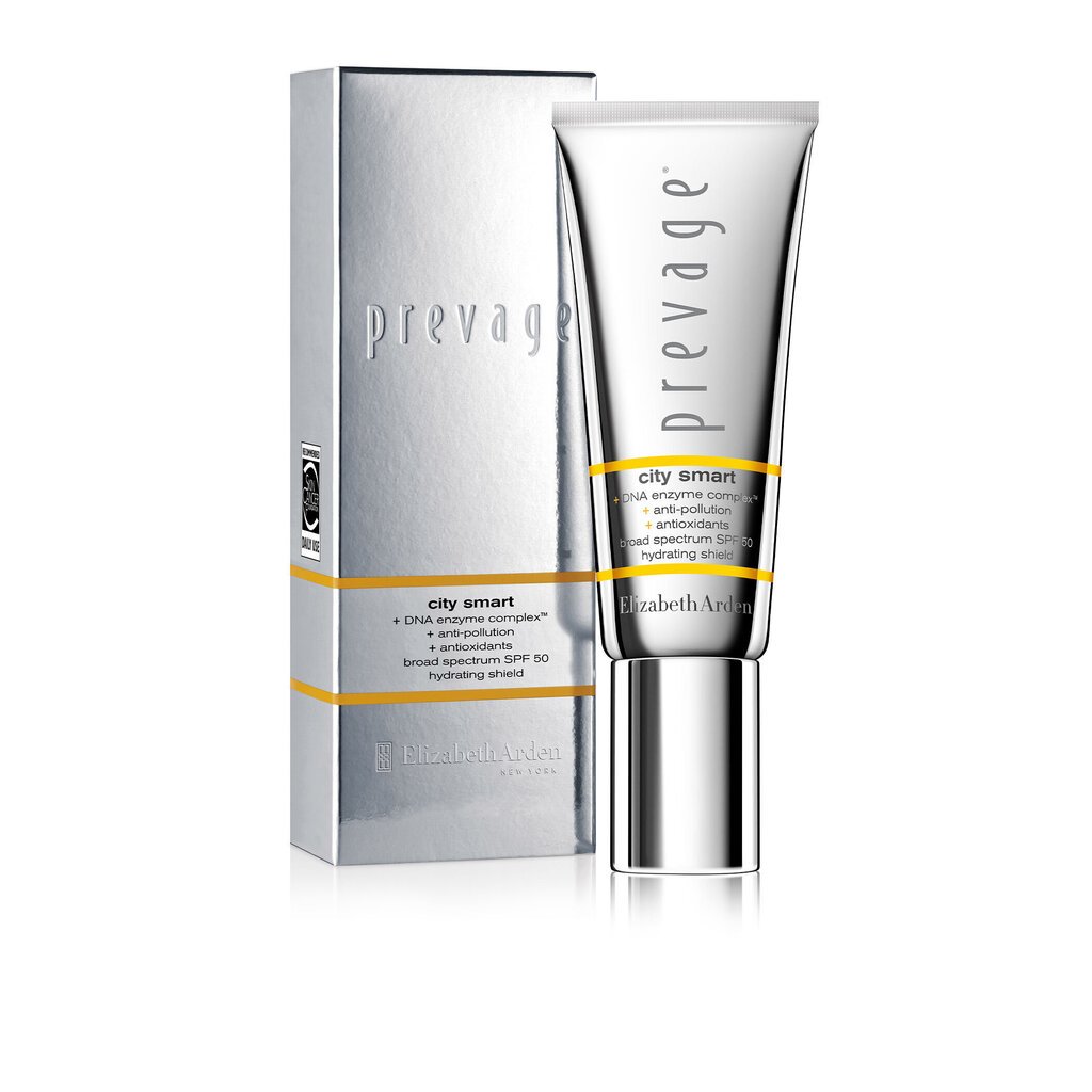 Suojavoide auringolta ja kaupunkien saasteilta Elizabeth Arden Prevage City Smart SPF50, 40 ml hinta ja tiedot | Aurinkovoiteet | hobbyhall.fi