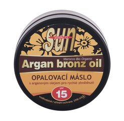 Vivaco Sun Argan Bronz Oil SPF15 aurinkoöljy 200 ml hinta ja tiedot | Aurinkovoiteet | hobbyhall.fi