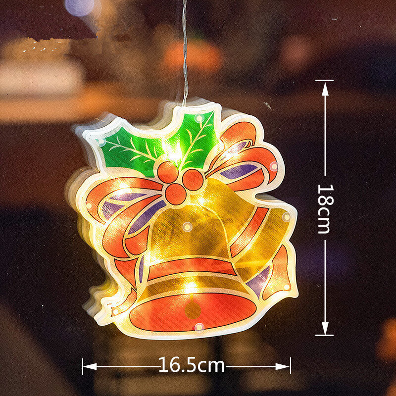 (kello)LED Christmas Sucker Light Joulukoristeet kotiin Joulupukki/Bell/Lumiukko Ikkunavalo 2022 Navidad 2023 Uuden Vuoden lahjat hinta ja tiedot | Joulukoristeet | hobbyhall.fi