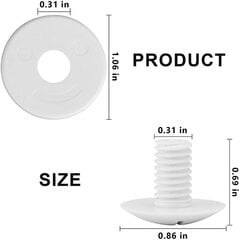 Pakkaa vaihtoaltaan pyörän ruuvit 180 280 C55 allaspuhdistusaineelle lisäaluslevyillä C55 C-55 INORCO hinta ja tiedot | Uima-allastarvikkeet | hobbyhall.fi