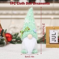 (kuten näytetääntyyli 37) Gnome Christmas Faceless Doll Hyvää joulua koristeet kotiin 2023 Joulukoristeet Xmas Navidad Noel Lahjat Uusi vuosi 2024 hinta ja tiedot | Joulukoristeet | hobbyhall.fi