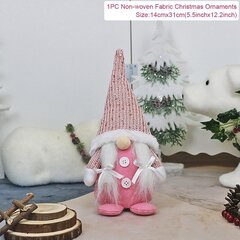 -15 Gnome Christmas kasvoton nukke Hyvää joulukoristeita kotiin 2023 Joulukoristeet Xmas Navidad Natal Lahjat Uusi vuosi 2024 hinta ja tiedot | Joulukoristeet | hobbyhall.fi