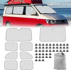 8 lämpömaton sarja auton sisätilojen korvaaviin tuotteisiin VW T5 T6:lle. hinta ja tiedot | Auton yleismatot | hobbyhall.fi