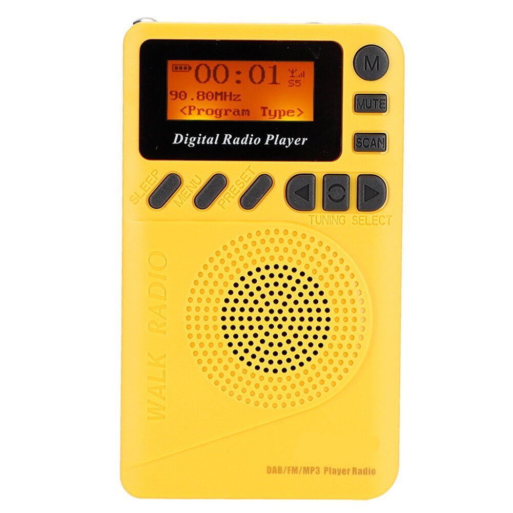 Mini Pocket Digital DAB+FM Radio Stereovastaanotin Digitaalinen radio Reader MP3-soittimella hinta ja tiedot | MP3-soittimet, MP4-soittimet | hobbyhall.fi