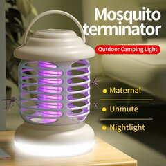 1kpl Mosquito Exterminator LED-valo Uusi sisäkäyttöinen hyttystentorjuntalamppu USB Fly Killer Repellent INORCO hinta ja tiedot | LED-valonauhat | hobbyhall.fi