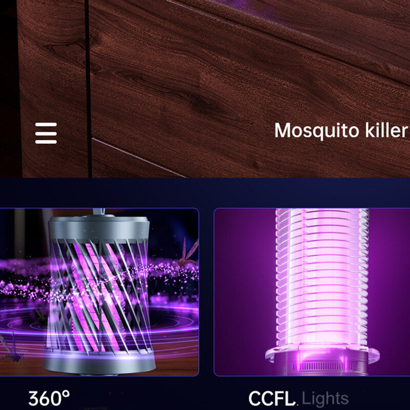 USB-käyttöinen Mosquito Killer Lamp Trap Mos-QuitoIndoor Ladattava Mosquito Tracking Light Lamp Fan INORCO hinta ja tiedot | LED-valonauhat | hobbyhall.fi