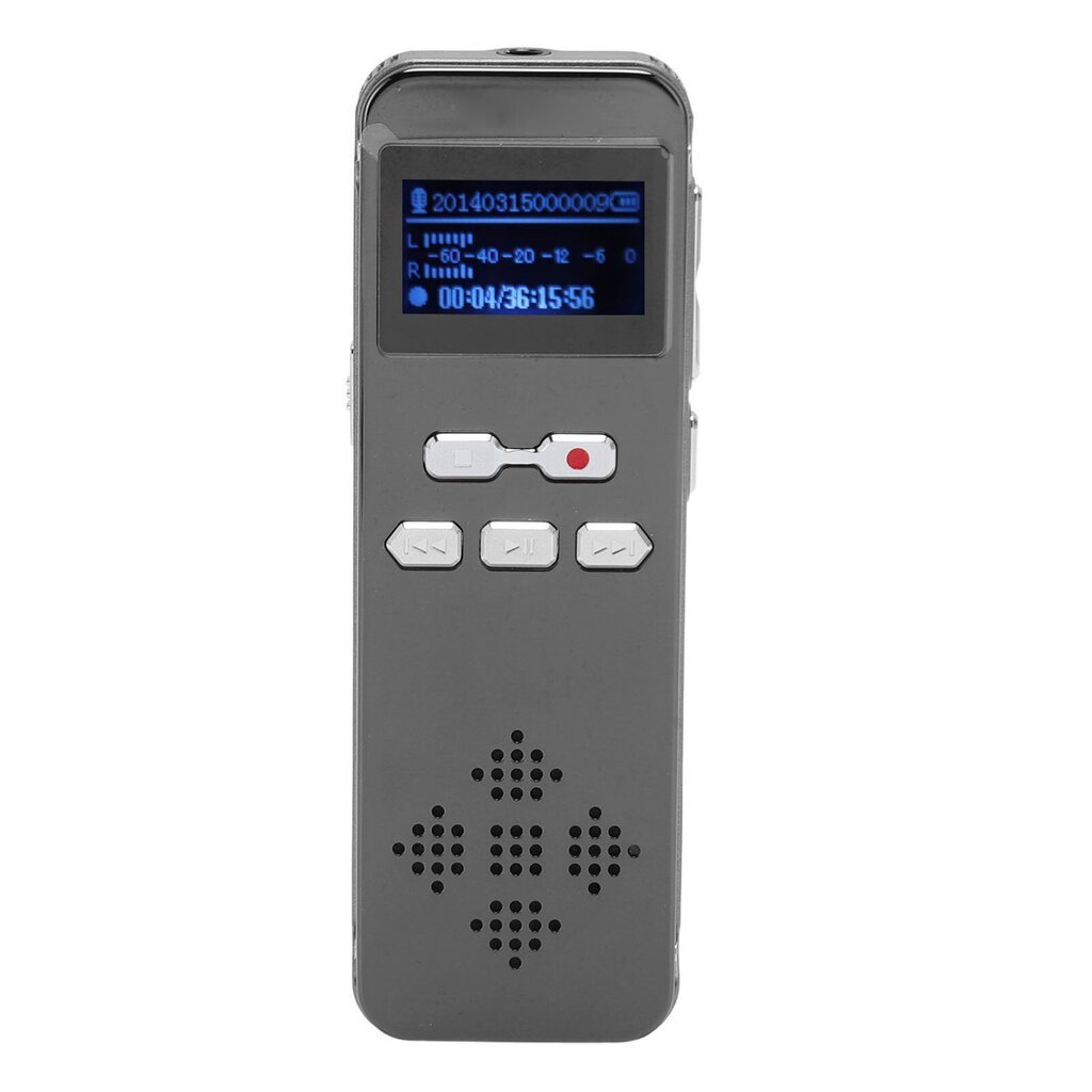 Digitaalinen äänitallennin Dual Mic Stereo Sound Ammattimainen kohinanvaimennus Salasanatoiminto MP3-tallennin luentohaastatteluun 4G hinta ja tiedot | MP3-soittimet, MP4-soittimet | hobbyhall.fi