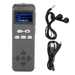 Digitaalinen äänitallennin Dual Mic Stereo Sound Ammattimainen kohinanvaimennus Salasanatoiminto MP3-tallennin luentohaastatteluun 4G hinta ja tiedot | MP3-soittimet, MP4-soittimet | hobbyhall.fi