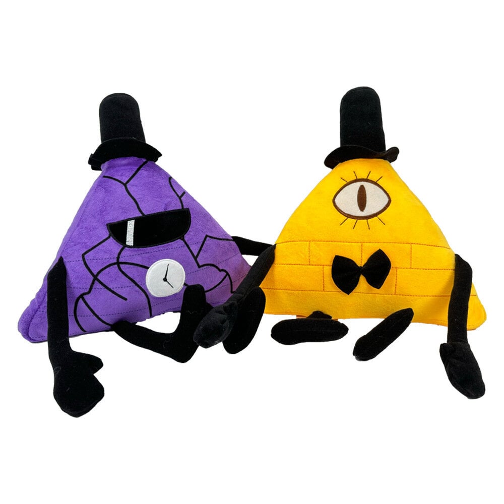 2 kpl uusi 28 cm pitkä Bill Cipher räsynukke sarjakuva anime pelejä ympäri lelunukke hinta ja tiedot | Pehmolelut | hobbyhall.fi