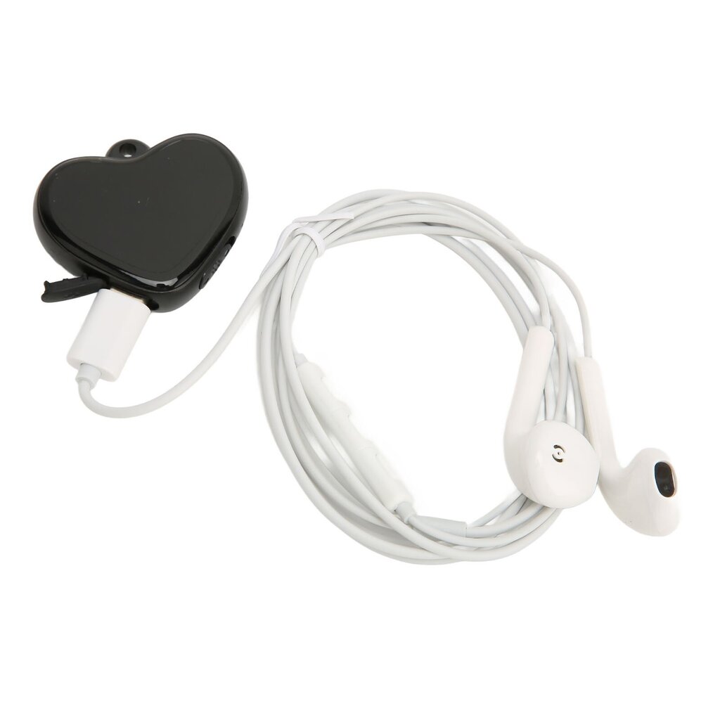 Heart Shape Pendant Recorder 4GB Mp3 Älykäs HD Melunvaimennus Ääni Aktivoitu Mini Äänitallennin hinta ja tiedot | MP3-soittimet, MP4-soittimet | hobbyhall.fi