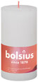 Tuoksukynttilä Bolsius Rustic Shine Cloudy White