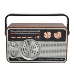 FM/AM/SW-radio Kannettava Bluetooth-ladattava USB-kaiutin U-levylle/muistikortille hinta ja tiedot | MP3-soittimet, MP4-soittimet | hobbyhall.fi