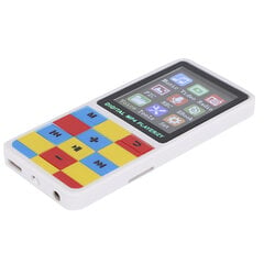 T1 kannettava ultraohut 1,8 tuuman värinäyttö MP3 Mini Plug Card Video MP4 Bluetooth Music PlayerWhite hinta ja tiedot | MP3-soittimet, MP4-soittimet | hobbyhall.fi