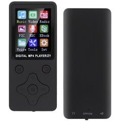 T1 Musiikki MP3 MP4-soitin 8G Bluetooth Tuki 32G Muistikortti Rombus Painikkeet Musta hinta ja tiedot | MP3-soittimet, MP4-soittimet | hobbyhall.fi