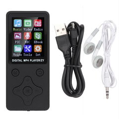 T1 Musiikki MP3 MP4-soitin 8G Bluetooth Tuki 32G Muistikortti Rombus Painikkeet Musta hinta ja tiedot | MP3-soittimet, MP4-soittimet | hobbyhall.fi