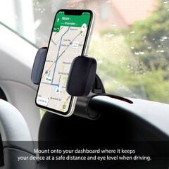 Cellet Dashboard Clip -Puhelimen Pidike, Pidikepidike Liukumattomalla Kiinnikkeellä Ja 360 Asteen Kiertoon Yhteensopiva Apple Iphonen, Samsung Galaxy Note 10/10 Plus:N Ja Muiden Kanssa hinta ja tiedot | Puhelintelineet | hobbyhall.fi