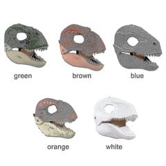 Dinosaurusmaski päähineet, Jurassic World Dinosaur -lelut, joissa on avautuva liikkuva leuka, Velociraptor Mask & Tyrannosaurus Rex Mask -paketti hinta ja tiedot | Juhlakoristeet | hobbyhall.fi