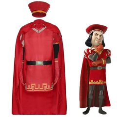 Lord Farquaad Cosplay -asu aikuisille lapsille Halloween-karnevaaliasusetti hinta ja tiedot | Juhlakoristeet | hobbyhall.fi