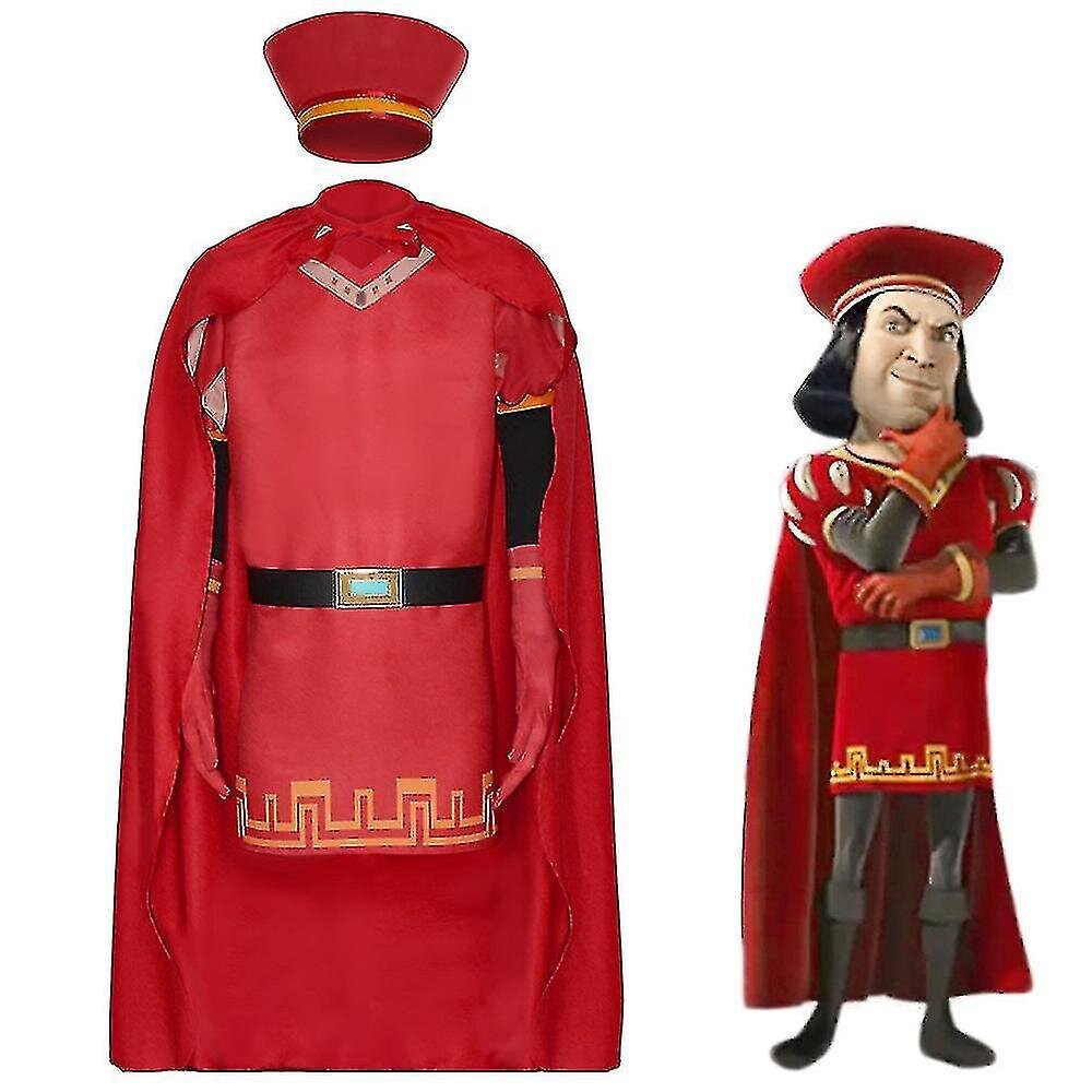 Lord Farquaad Cosplay -asu aikuisille lapsille Halloween-karnevaaliasusetti hinta ja tiedot | Juhlakoristeet | hobbyhall.fi