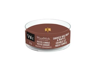 Tuoksukynttilä WoodWick Smoked Walnut & Maple 31 g hinta ja tiedot | Kynttilät ja kynttilänjalat | hobbyhall.fi