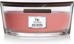 WoodWick Tuoksukynttilä Melon & Pink Quartz 453g hinta ja tiedot | WoodWick Huonekalut ja sisustus | hobbyhall.fi