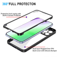 Omo 360° koko vartaloa suojaava iskunkestävä puhelinkuoren suojakuori 15 Pro Dual Layer Protection -puhelimelle hinta ja tiedot | Puhelimen kuoret ja kotelot | hobbyhall.fi