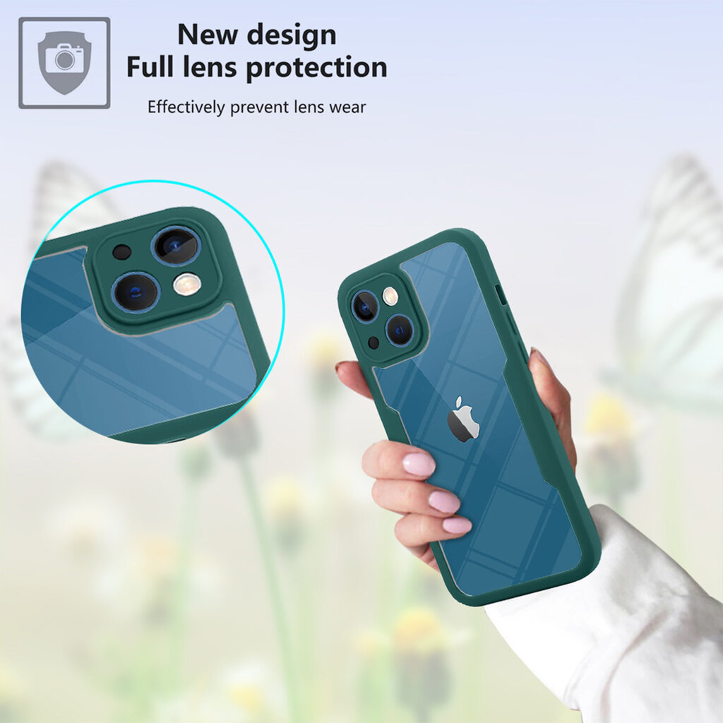 Omo 360° koko vartaloa suojaava iskunkestävä puhelinkuoren suojakuori 13 Dual Layer Protection -puhelimelle hinta ja tiedot | Puhelimen kuoret ja kotelot | hobbyhall.fi