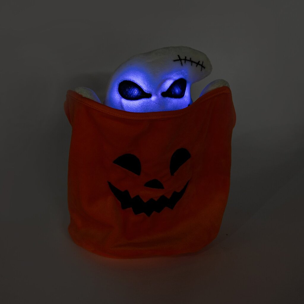 Halloween Candy Bowl Liikkuvat valot Äänet Ghost Plush Plush hinta ja tiedot | Juhlakoristeet | hobbyhall.fi