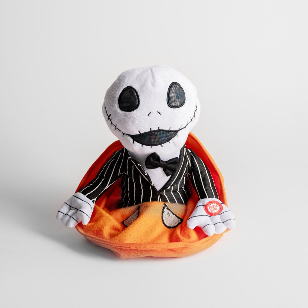 Halloween Candy Bowl Liikkuvat valot Äänet Ghost Plush Plush hinta ja tiedot | Juhlakoristeet | hobbyhall.fi