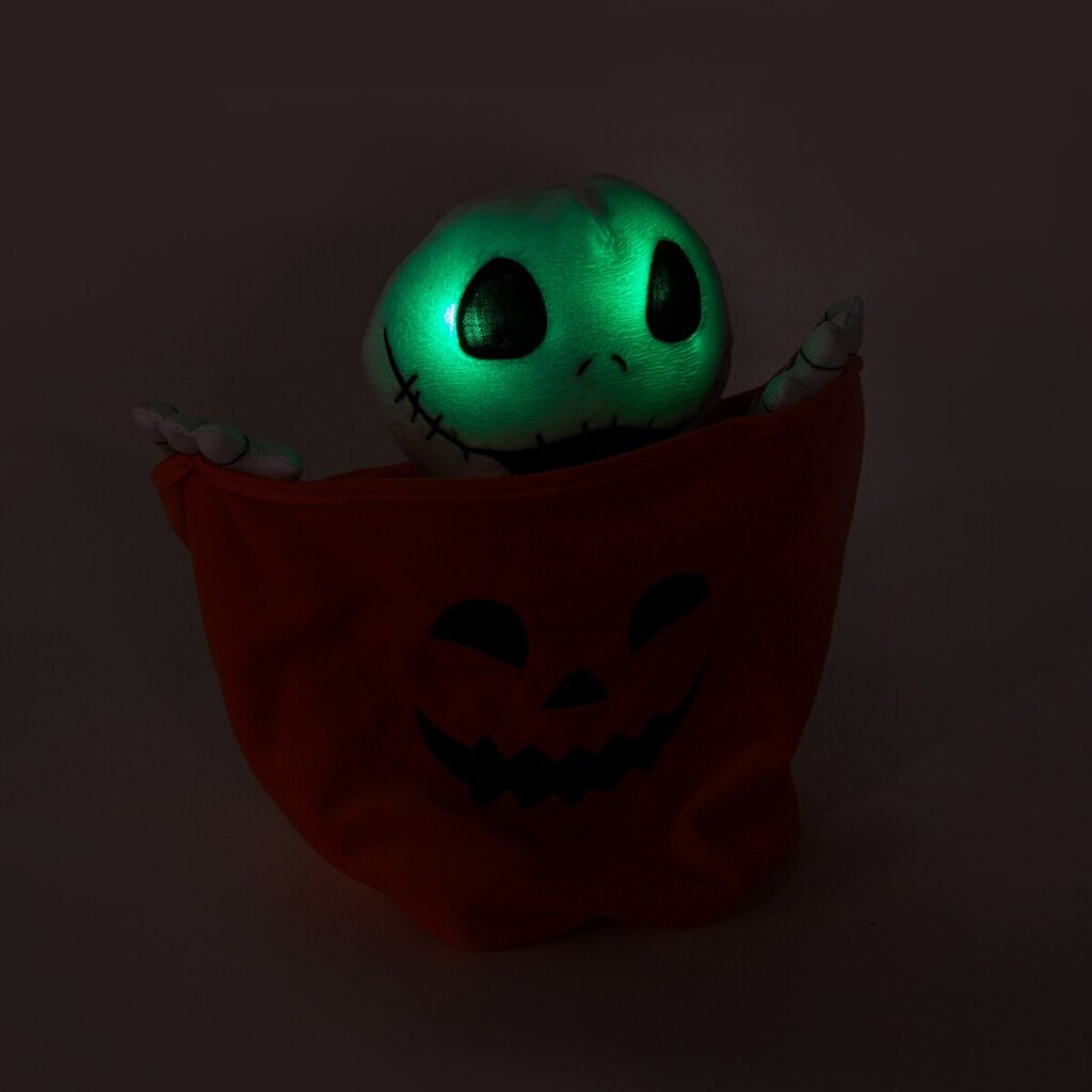 Halloween Candy Bowl Liikkuvat valot Äänet Ghost Plush Plush hinta ja tiedot | Juhlakoristeet | hobbyhall.fi