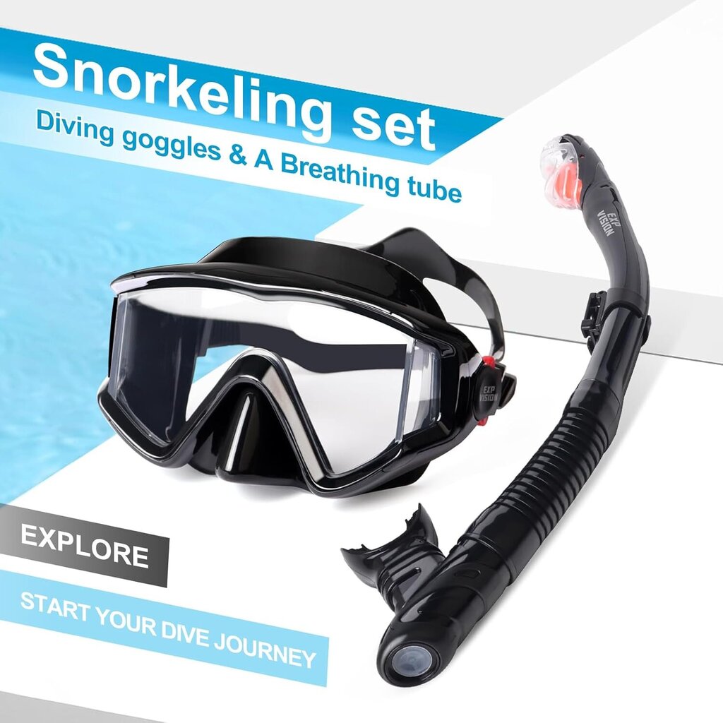 EXP VISION Snorkkelisarja hinta ja tiedot | Snorklaussetit | hobbyhall.fi