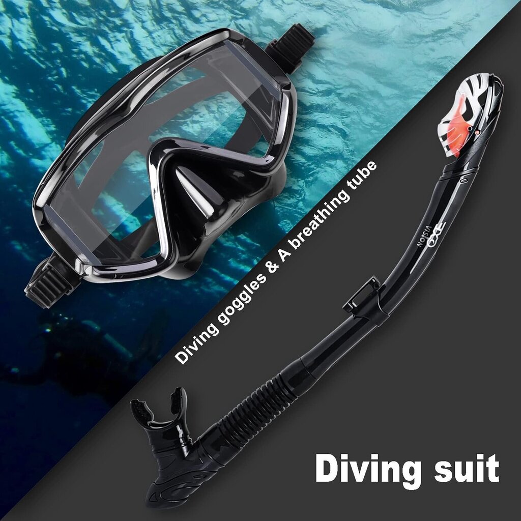 EXP VISION Snorkkelisarja hinta ja tiedot | Snorklaussetit | hobbyhall.fi