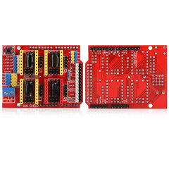 Witbot CNC Shield Expansion Board + drv8825 Stepper -moottoriohjain + jäähdytyselementti Arduino V3 Engravelle hinta ja tiedot | Tulostustarvikkeet | hobbyhall.fi