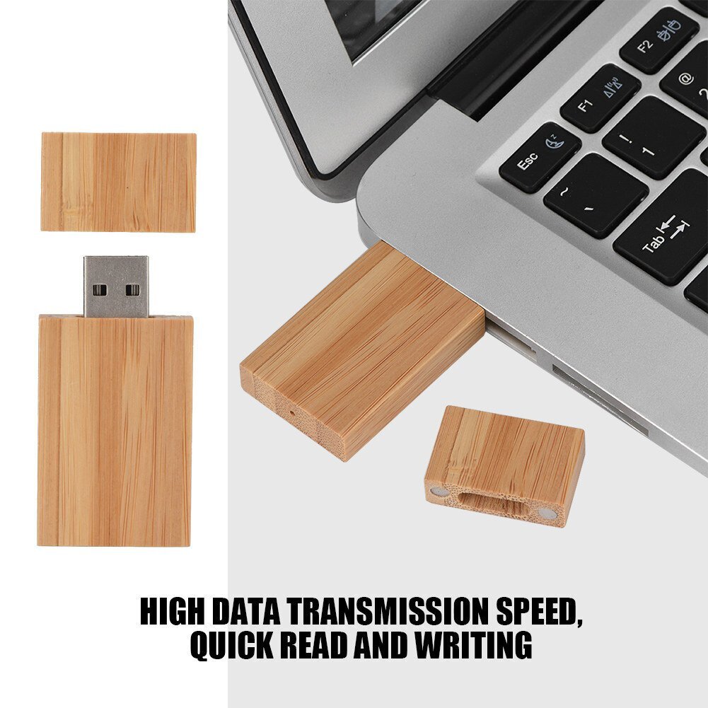 Creative Wooden Block USB 2.0 U Disk USB Flash Drive 8GB hinta ja tiedot | Tulostustarvikkeet | hobbyhall.fi