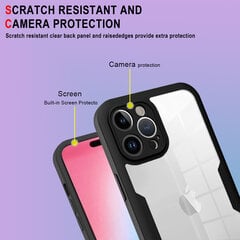 Omo 360° koko vartaloa suojaava iskunkestävä puhelinkuoren suojakuori 15 Pro Max Dual Layer Protection -puhelimelle hinta ja tiedot | Puhelimen kuoret ja kotelot | hobbyhall.fi