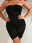 Plus Solid Tube Shapewear Bodysuit·musta·3XL hinta ja tiedot | Naisten aluspaidat | hobbyhall.fi