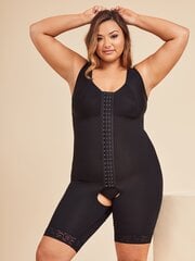 Plus Lace Trim Shapewear Romper Bodysuit·Musta·4XL hinta ja tiedot | Naisten aluspaidat | hobbyhall.fi