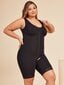 Plus Lace Trim Shapewear Romper Bodysuit·Musta·4XL hinta ja tiedot | Naisten aluspaidat | hobbyhall.fi