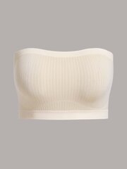 Plus Solid Strapless Bra·Beige·3XL hinta ja tiedot | Naisten aluspaidat | hobbyhall.fi