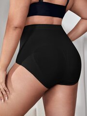 Plus Honeycomb Textured Shapewear pikkuhousut·musta·4XL hinta ja tiedot | Naisten aluspaidat | hobbyhall.fi