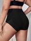 Plus Honeycomb Textured Shapewear pikkuhousut·musta·4XL hinta ja tiedot | Naisten aluspaidat | hobbyhall.fi