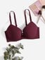 Plus Bow tekojalokivi Yksityiskohta Push Up Bra·Maroon·105D hinta ja tiedot | Naisten aluspaidat | hobbyhall.fi