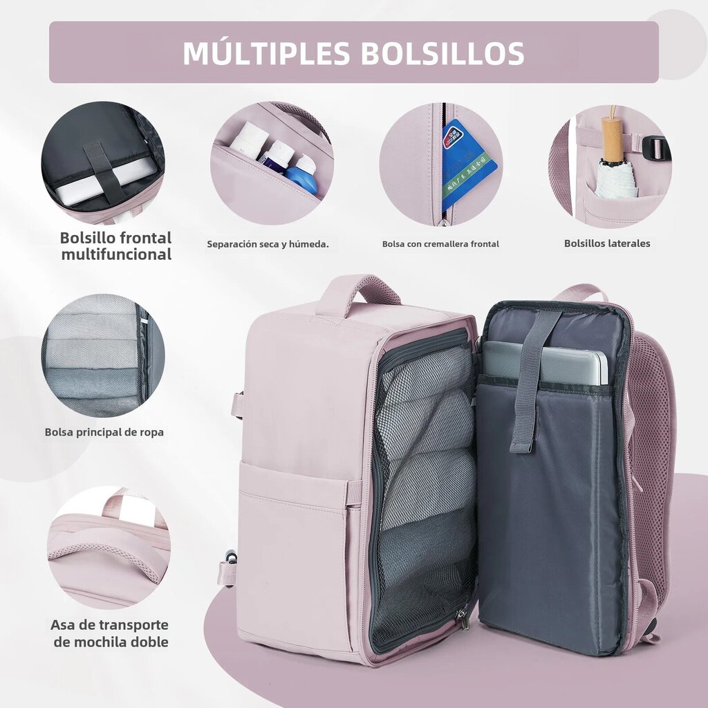 Ryanairin matkareppu miehille ja naisille, lentomatkalaukku, 40x20x25 ruskea hinta ja tiedot | Matkalaukut ja matkakassit | hobbyhall.fi