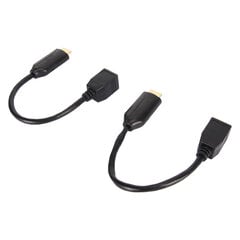 HD Multimedia Interface Extender Full HD 1080p yli Cat5e Cat6 Jopa 196.8ft RJ45 Ethernet-lähetinvastaanotin 100-240V EU Plug hinta ja tiedot | Stereojärjestelmät | hobbyhall.fi